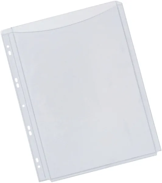 Q-connect A4 180my transparent plastficka för presentationer 5 st
