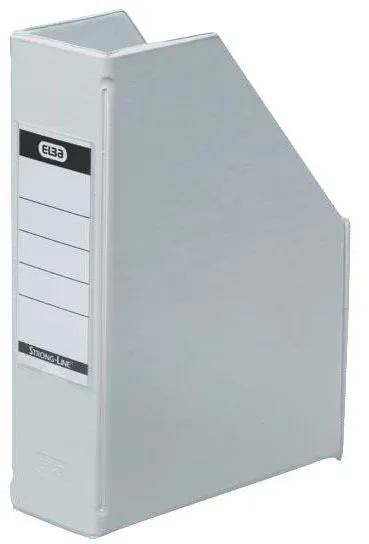 Elba tidskriftssamlare för tidskrifter i A5-storlek, 60 mm rygg, vit