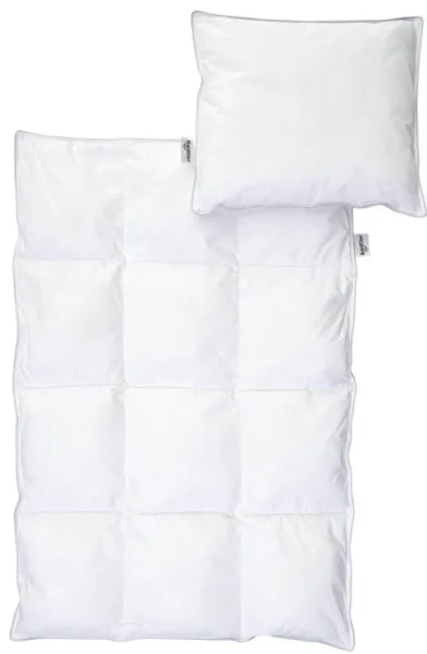 BabyDan Heart Mikrofiber babytäcke och babykudde, 67x100/40x45 cm