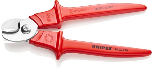 Knipex Kabelsax handtag injicerade med plast isolerade, injicerade med plast, VDE-godkänd 230 mm