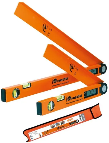 Nedo Digital vinkelmätare 600mm 0–200°